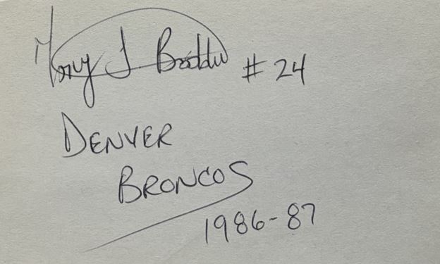 Tony Boddie - Denver Broncos