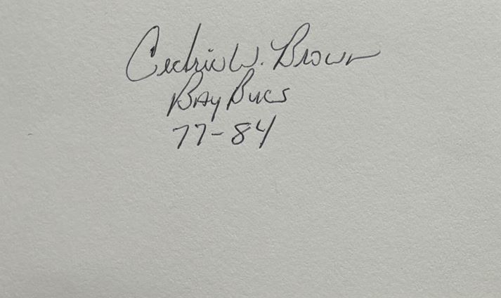 Cedric Brown - Tampa Bay Buccaneers