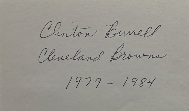 Clinton Burrell - Cleveland Browns