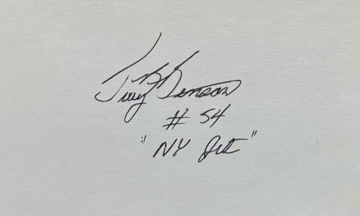 Troy Benson - New York Jets