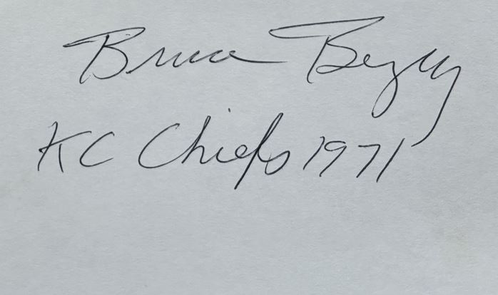 Bruce Bergey - Kansas City Chiefs