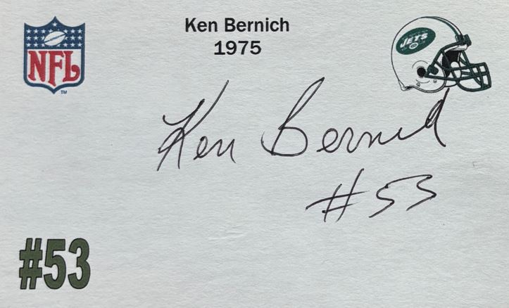 Ken Bernich - New York Jets