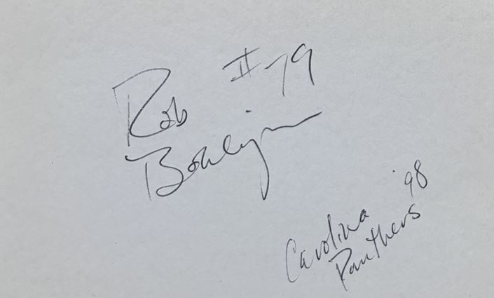 Rob Bohlinger - Carolina Panthers
