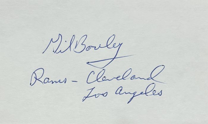 Gil Bouley - Cleveland Rams