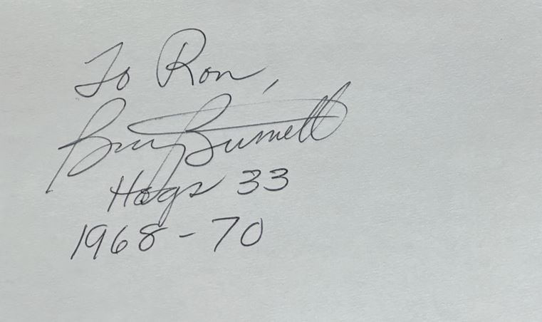 Bill Burnett - Arkansas Razorbacks