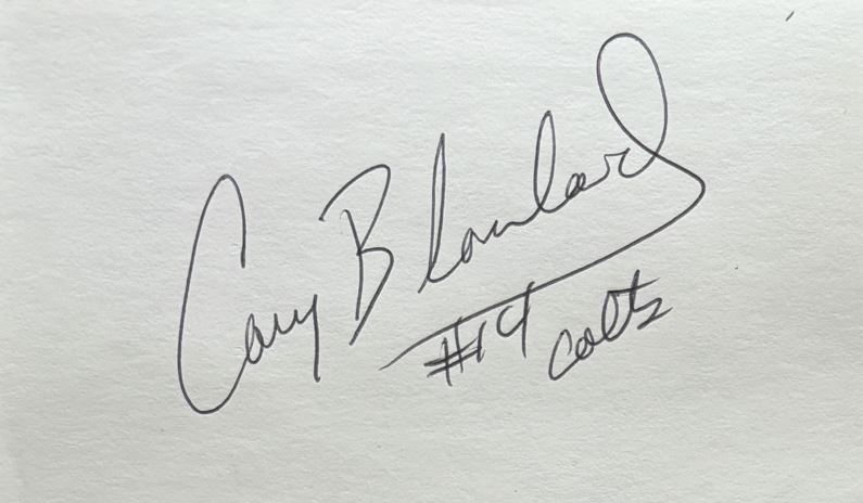 Cary Blanchard - New York Jets