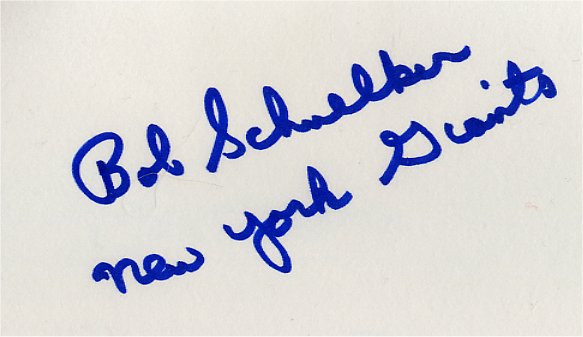 Bob Schnelker - New York Giants