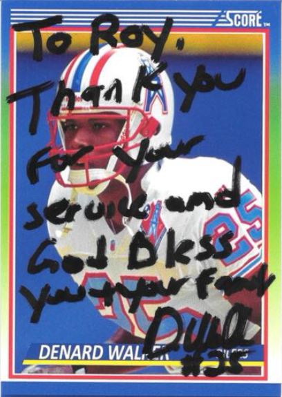 Denard Walker - Houston Oilers