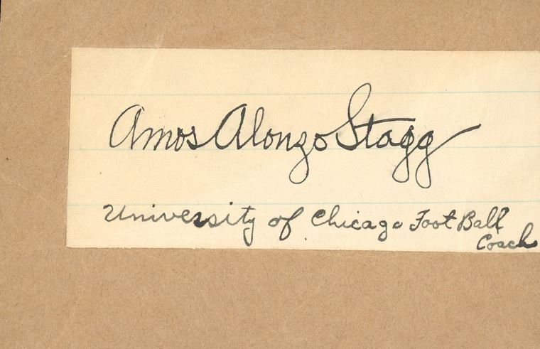 Amos~Alonzo Stagg