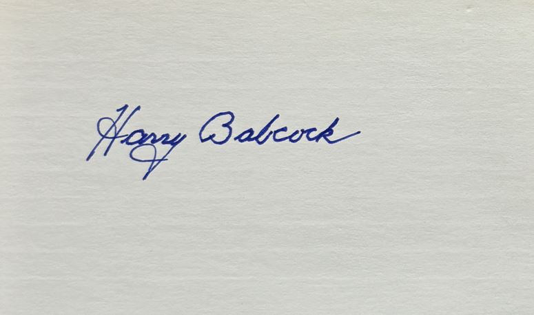 Harry Babcock - San Francisco 49ers