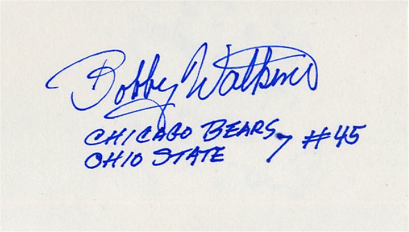 Bobby Watkins - Chicago Bears