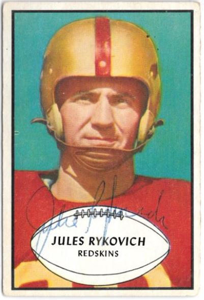 Jules Rykovich - Washington Redskins