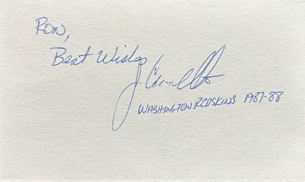 Joe Caravello - Washington Redskins