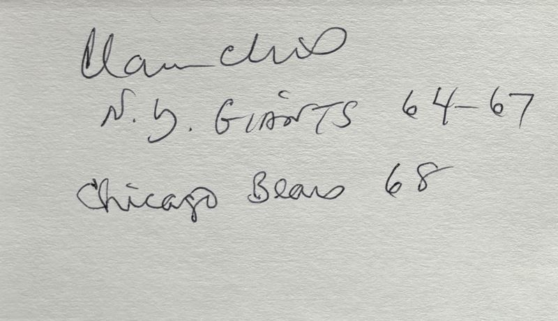 Clarence Childs - New York Giants