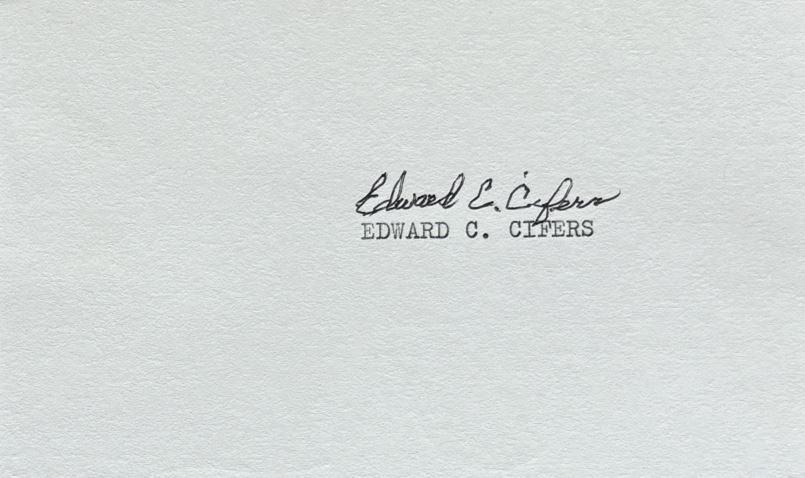 Ed Cifers - Washington Redskins