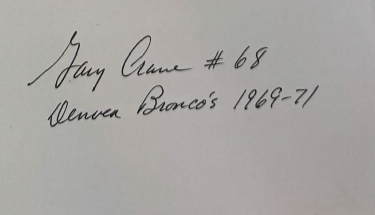 Gary Crane - Denver Broncos