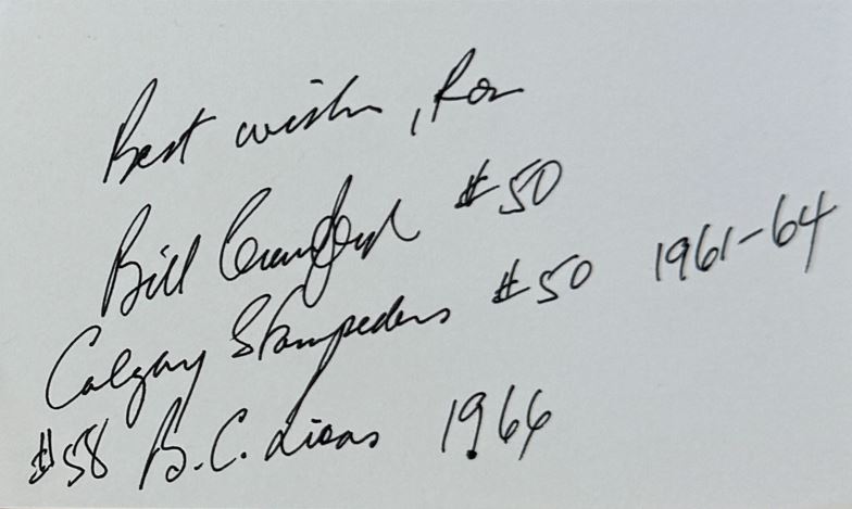 Bill Crawford - New York Giants