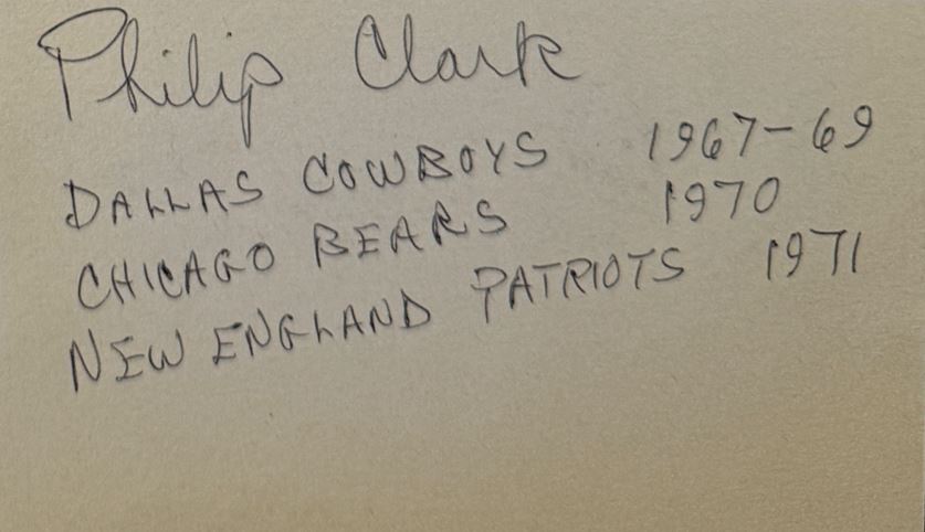 Phil Clark - Dallas Cowboys