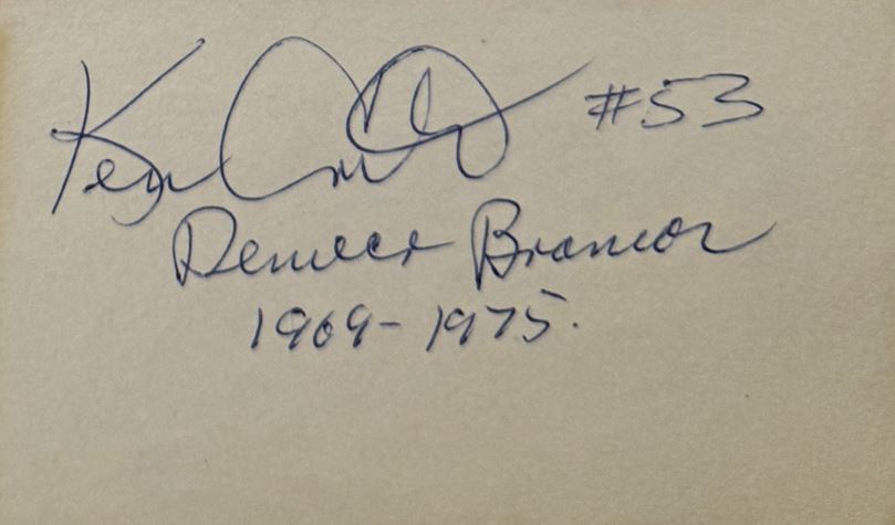 Ken Criter - Denver Broncos