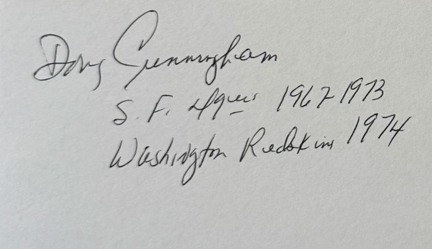 Doug Cunningham - San Francisco 49ers