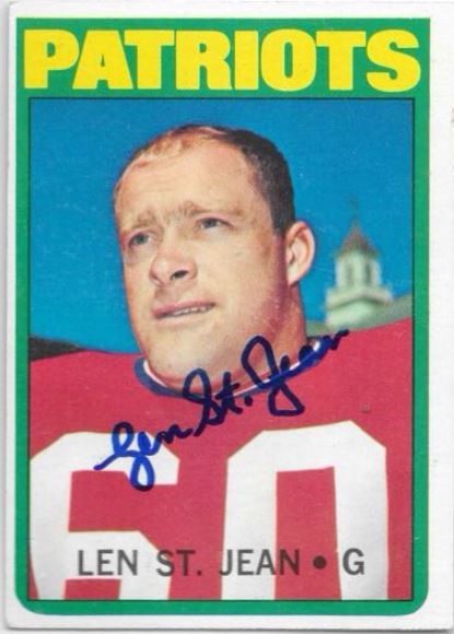 Len St. Jean - New England Patriots