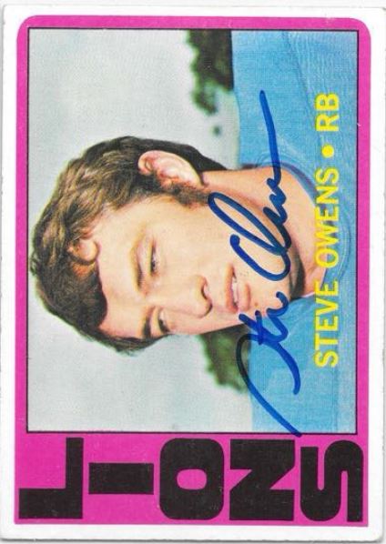 Steve Owens - Detroit Lions