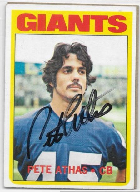 Pete Athas - New York Giants
