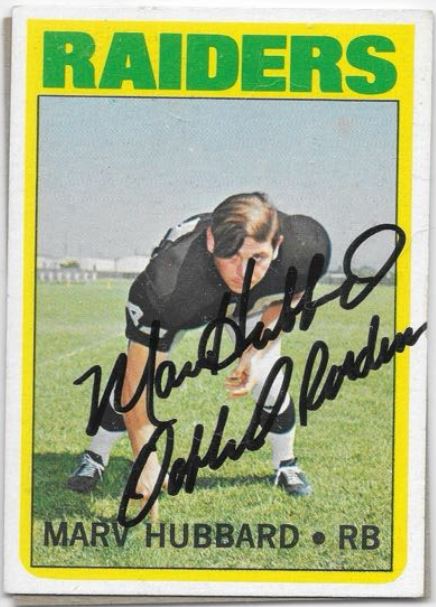 Marv Hubbard - Oakland Raiders