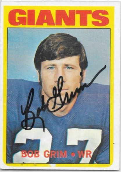 Bob Grim - New York Giants