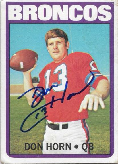 Don Horn - Denver Broncos