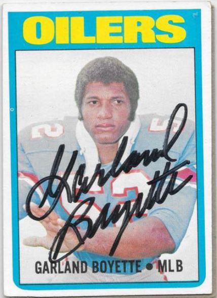 Garland Boyette - Houston Oilers