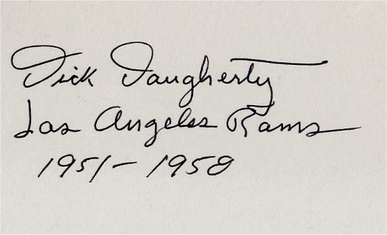 Dick Daugherty - Los Angeles Rams