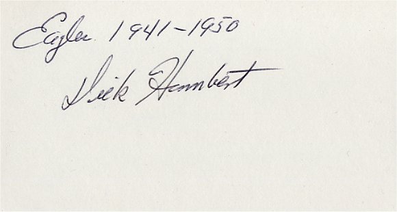Dick Humbert - Philadelphia Eagles