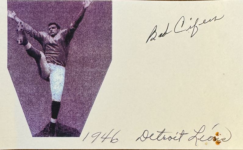 Bob Cifers - Detroit Lions