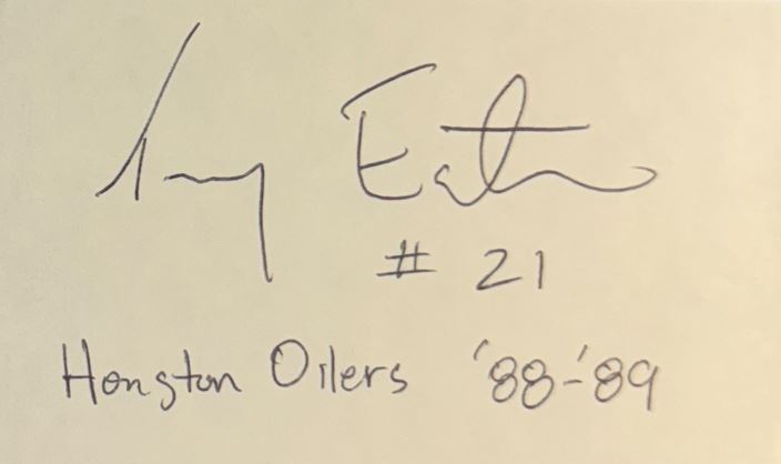 Tracey Eaton - Houston Oilers