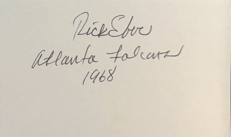 Rick Eber - Atlanta Falcons