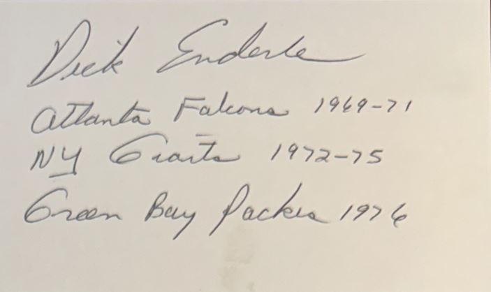 Dick Enderle - Atlanta Falcons