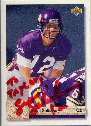 Sean Salisbury - Minnesota Vikings