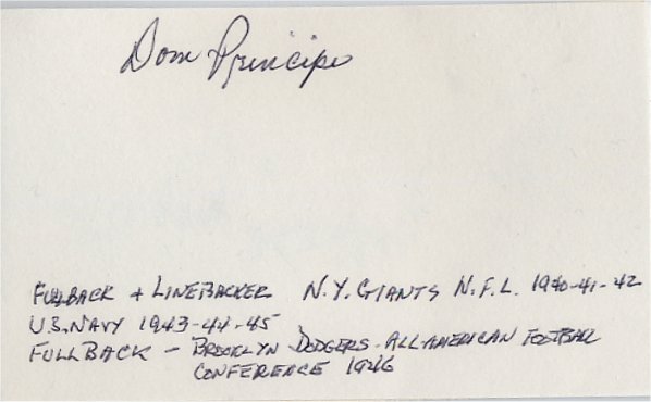 Dom Principe - New York Giants