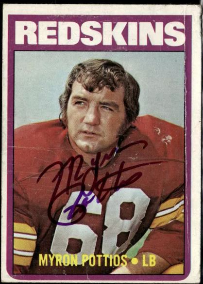 Myron Pottios - Washington Redskins