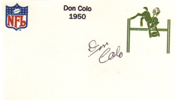 Don Colo - Baltimore Colts
