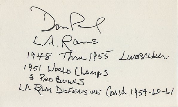 Don Paul (D) - Los Angeles Rams