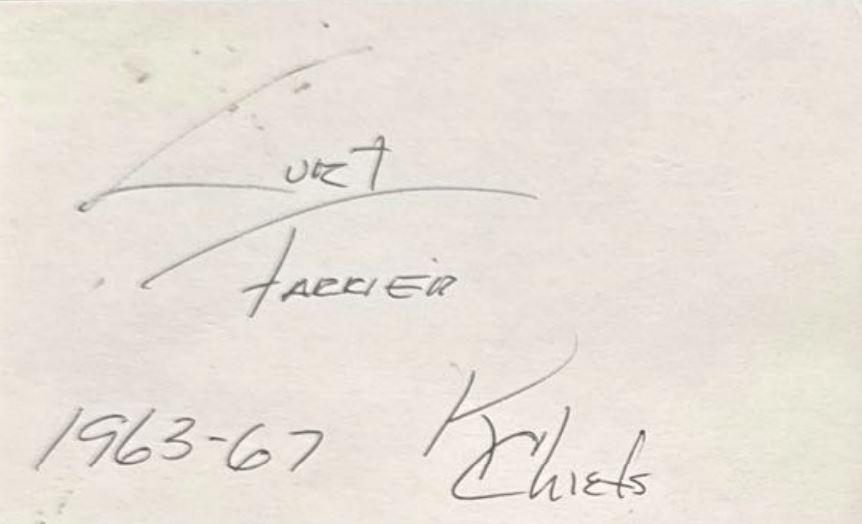 Curt Farrier - Kansas City Chiefs