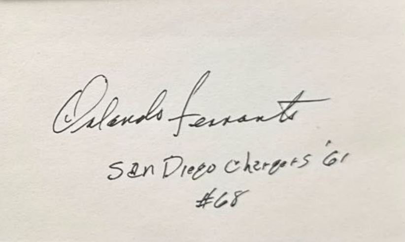 Orlando Ferrante - Los Angeles Chargers