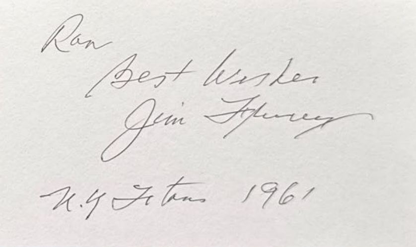 Jim Furey - New York Titans