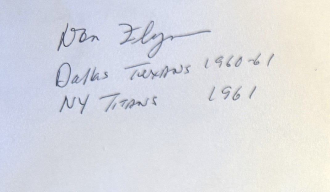 Don Flynn - Dallas Texans