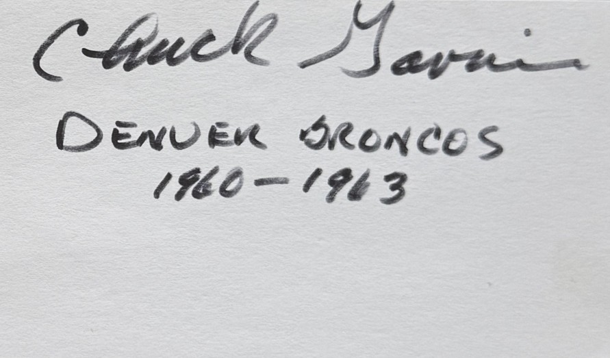 Chuck Gavin - Denver Broncos