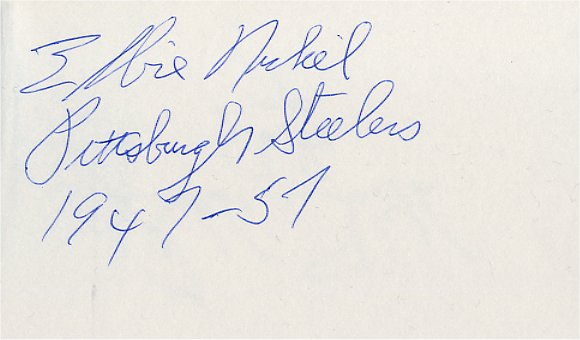 Elbie Nickel - Pittsburgh Steelers
