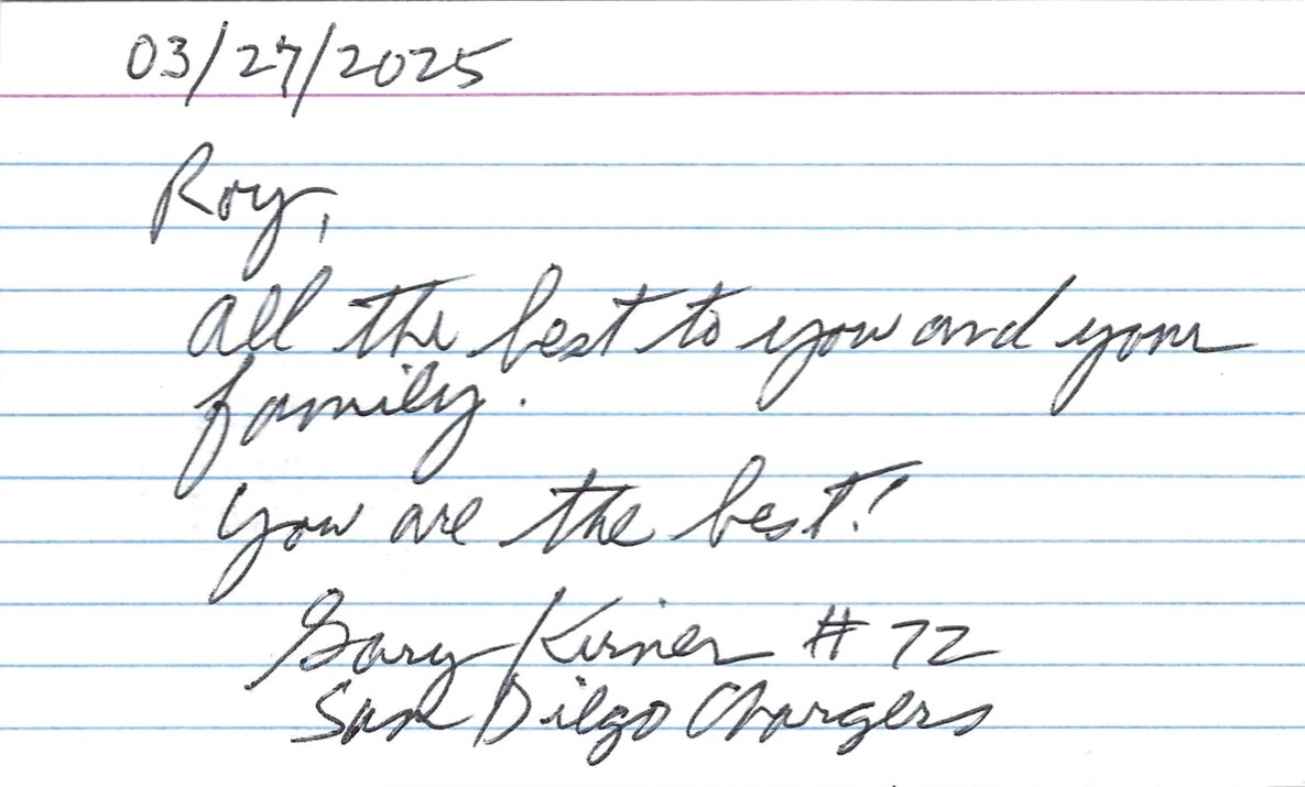 Gary Kirner - San Diego Chargers