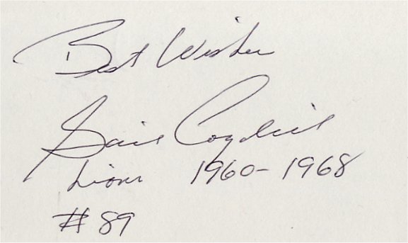 Gail Cogdill - Detroit Lions